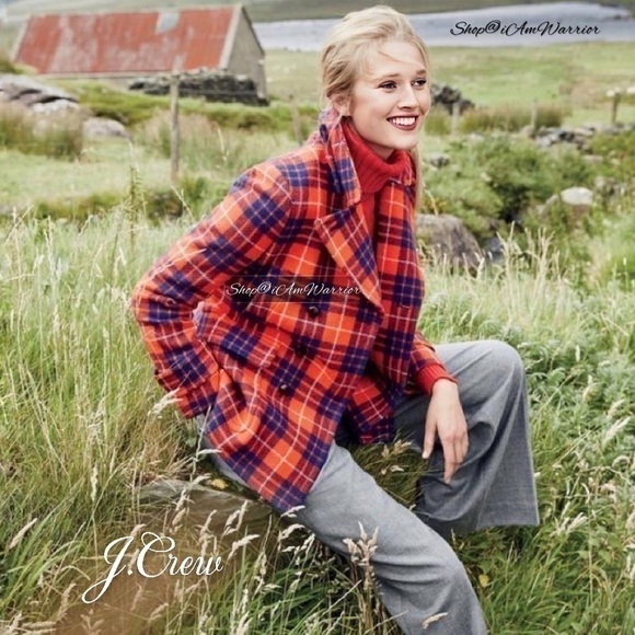 J.Crew double breasted Majesty coat in Scottish Hamilton plaid *shop@iamwarrior - Picture 5 of 15